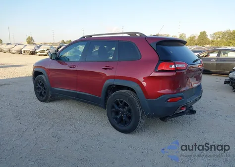 2015 Jeep Cherokee Trailhawk из США, поврежденный, VIN 1C4PJMBS6FW521201